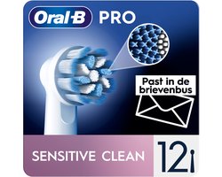 Product afbeelding van Oral-B Sensitive Clean Pro - Opzetborstels - 12 stuks