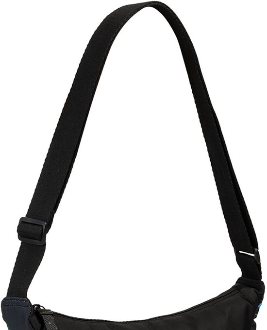 Sac bandoulière Frida Kahlo Moon Bag Fleur Zwart