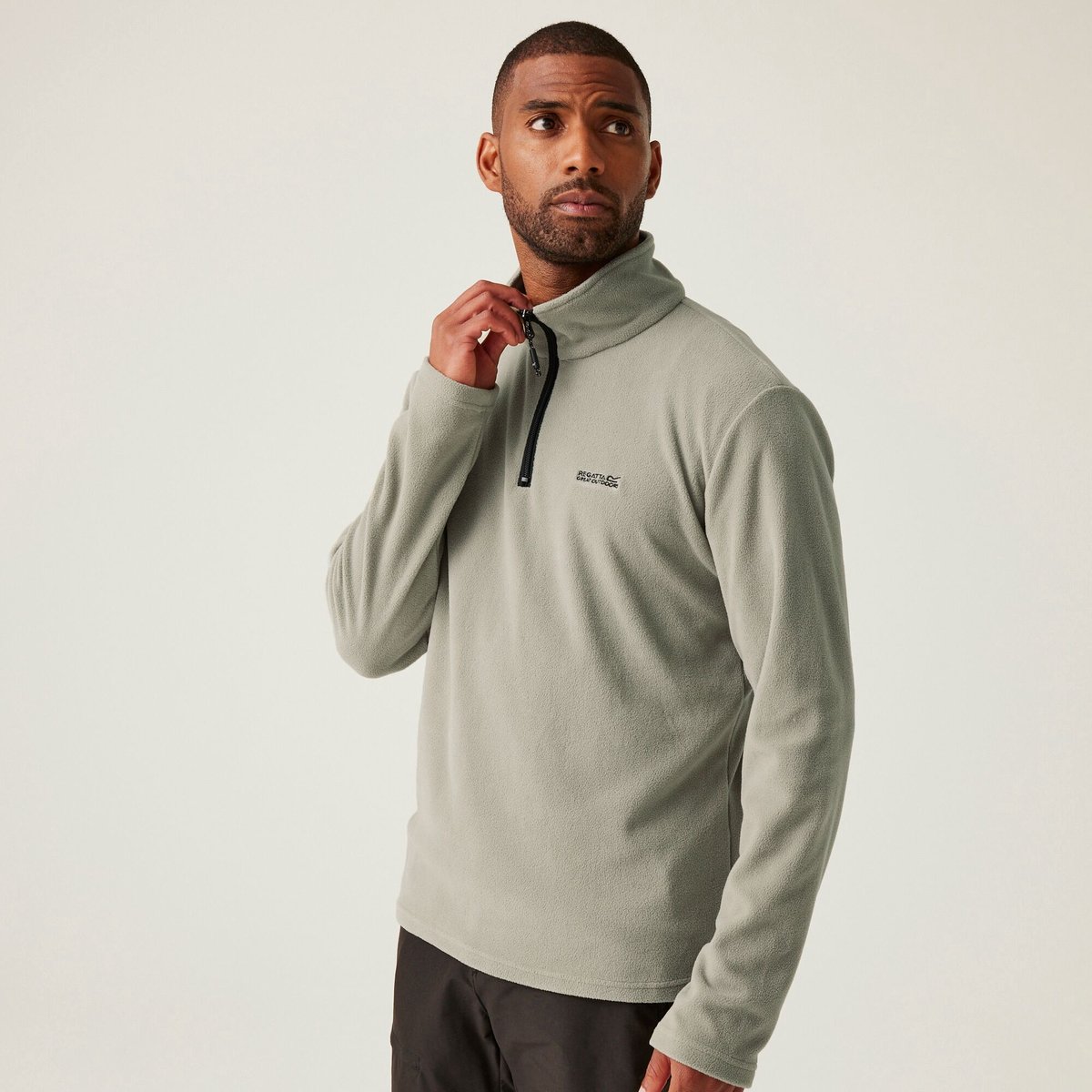 Fleece Heren Wandelen Thompson Beige