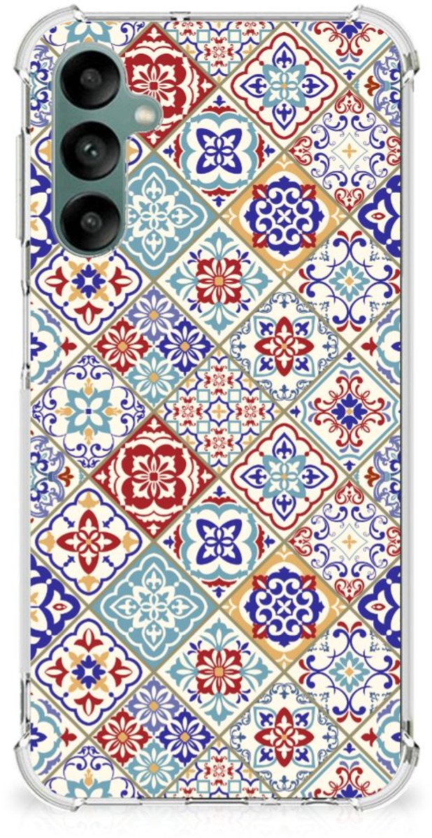 Samsung Galaxy A24 Anti-Shock Hoesje Tiles Color