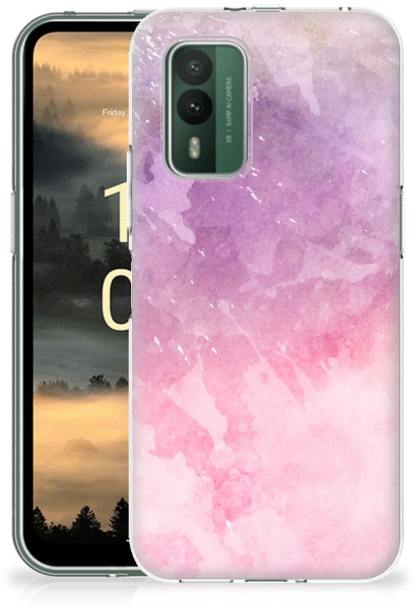 Hoesje maken Nokia XR21 Pink Purple Paint