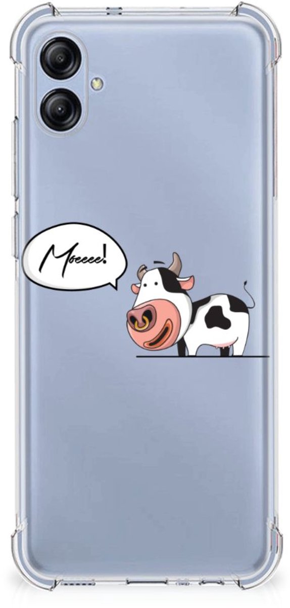 Samsung Galaxy A04e Stevig Bumper Hoesje Cheeky Cow