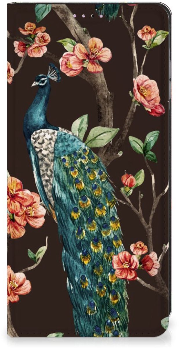 Samsung Galaxy A25 Hoesje maken Pauw met Bloemen