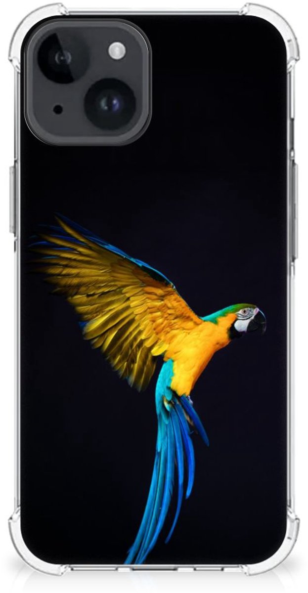 iPhone 15 Case Anti-shock Papegaai