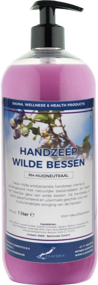 Handzeep Wilde Bessen 1 liter - met gratis pompje