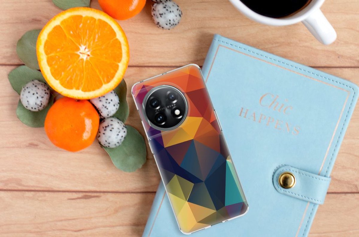 OnePlus 11 TPU Hoesje Polygon Color