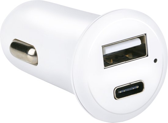 Grundig - Auto charger USB-C 5V 3A - Acculader - kunststof