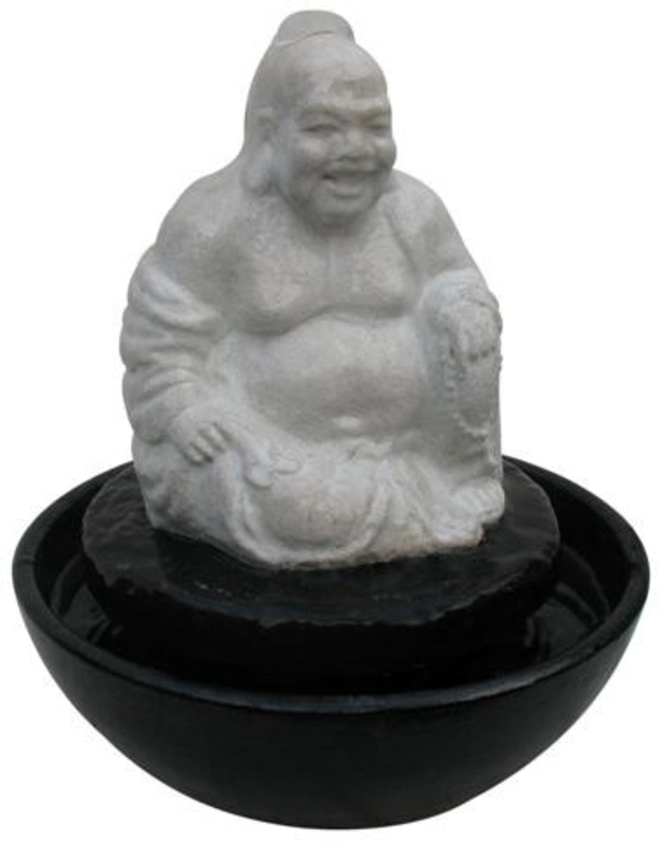 Lachende Boeddha fontein