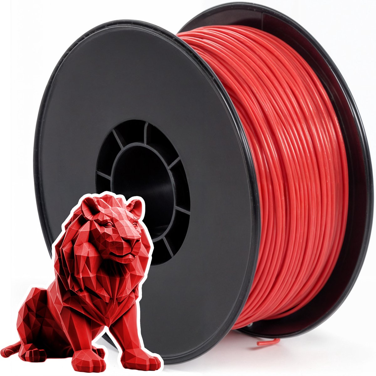 3D&Print PLA Filament 1,75mm - 3d Pen Starterspakket Vullingen Kinderen - Hobby - Rood - 250 Gram