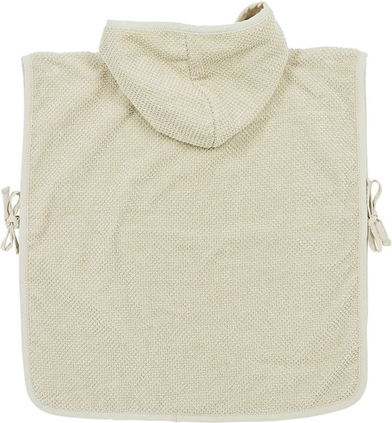 Meyco Baby Popcorn badponcho - soft sand - 1-3 jaar van Meyco — afbeelding 5