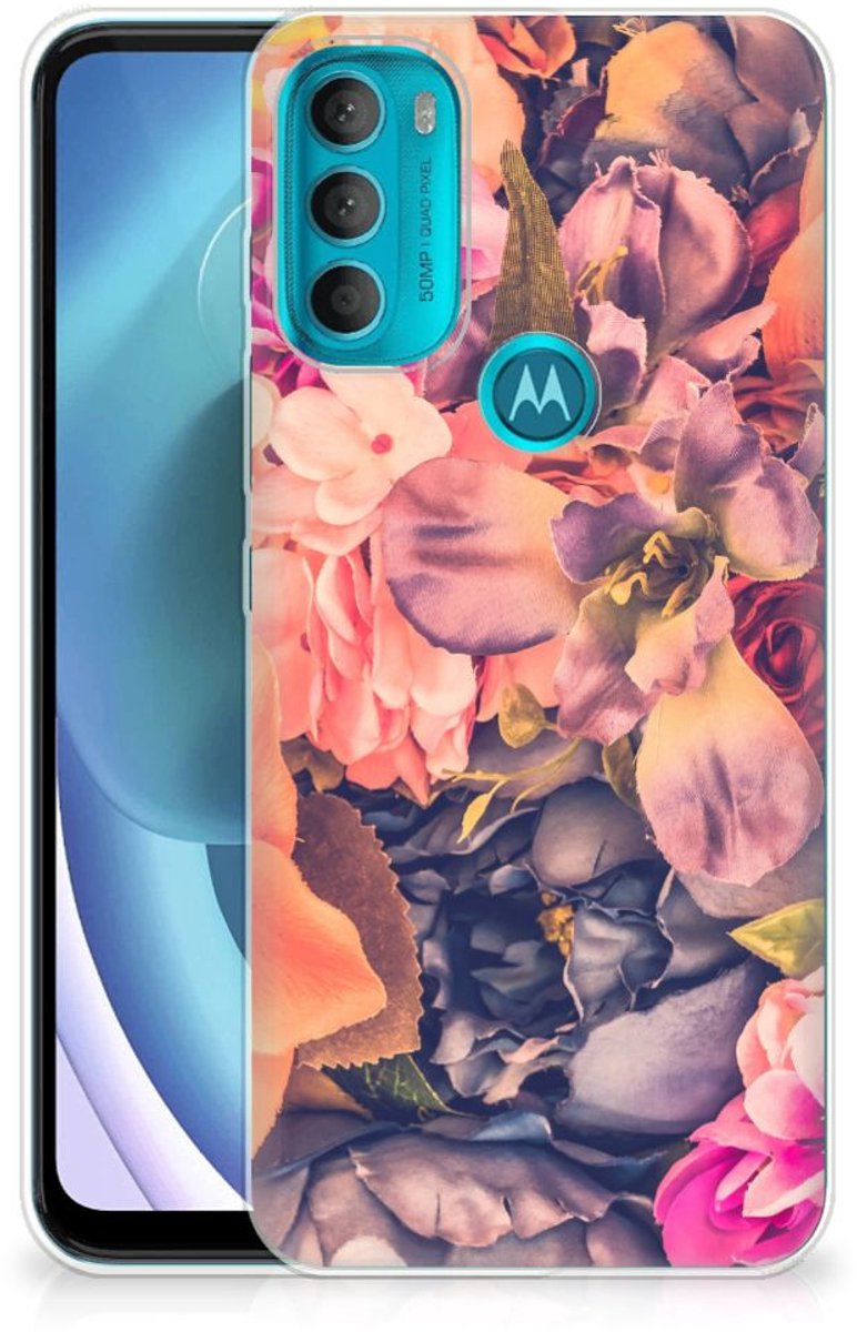Motorola Moto G71 5G TPU Case Bosje Bloemen