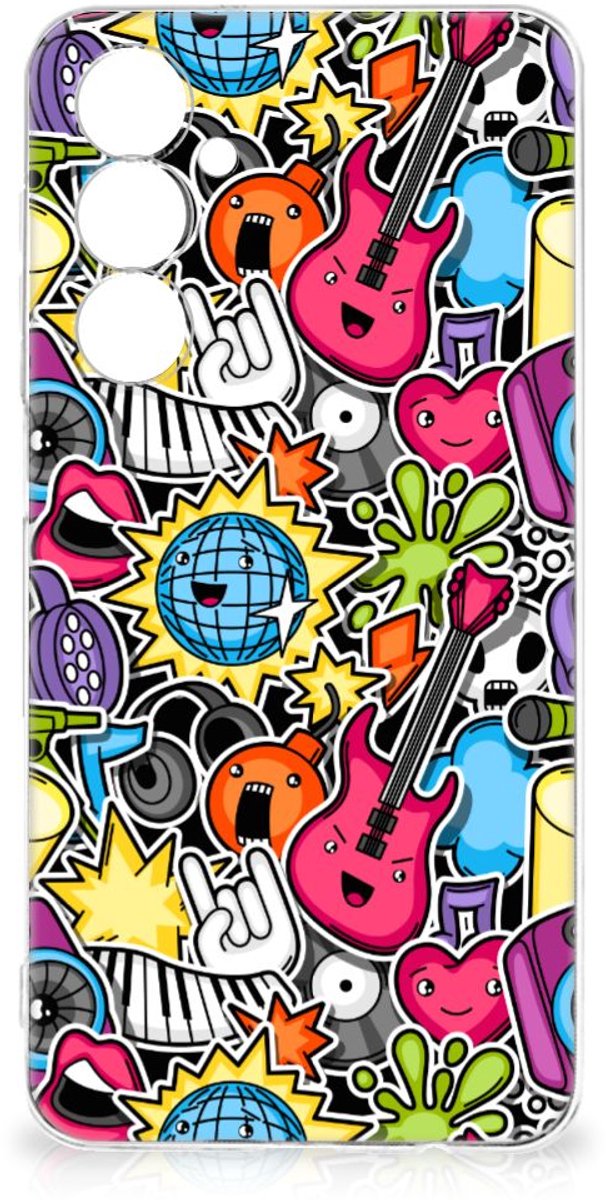 Samsung Galaxy A54 5G Silicone Back Cover Punk Rock
