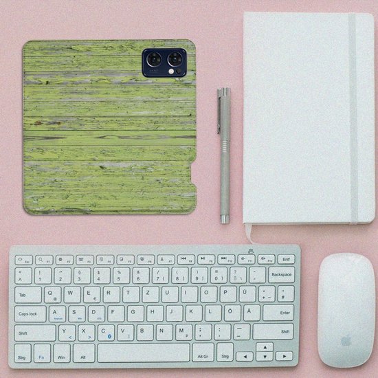 Coque de téléphone OPPO Find X5 Lite | Etui Portefeuille Reno7 5G Wood Vert