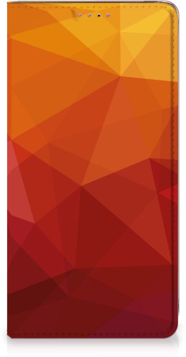 Stand Case voor Samsung Galaxy A51 Polygon Red