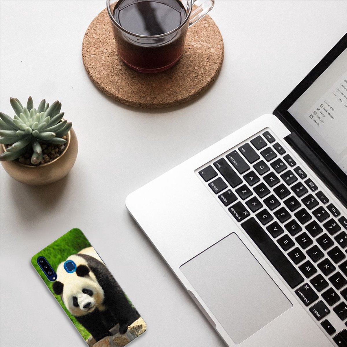 Samsung Galaxy A20s TPU Hoesje Panda