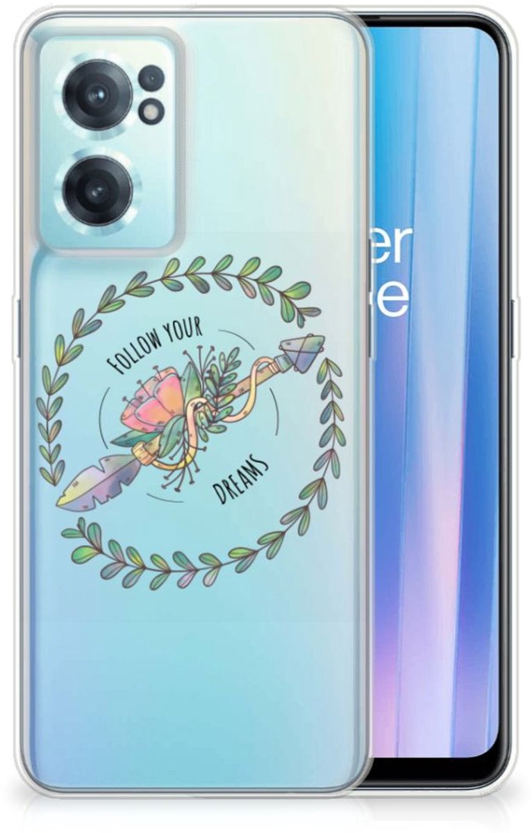 OnePlus Nord CE 2 5G Telefoonhoesje met Naam Boho Dreams
