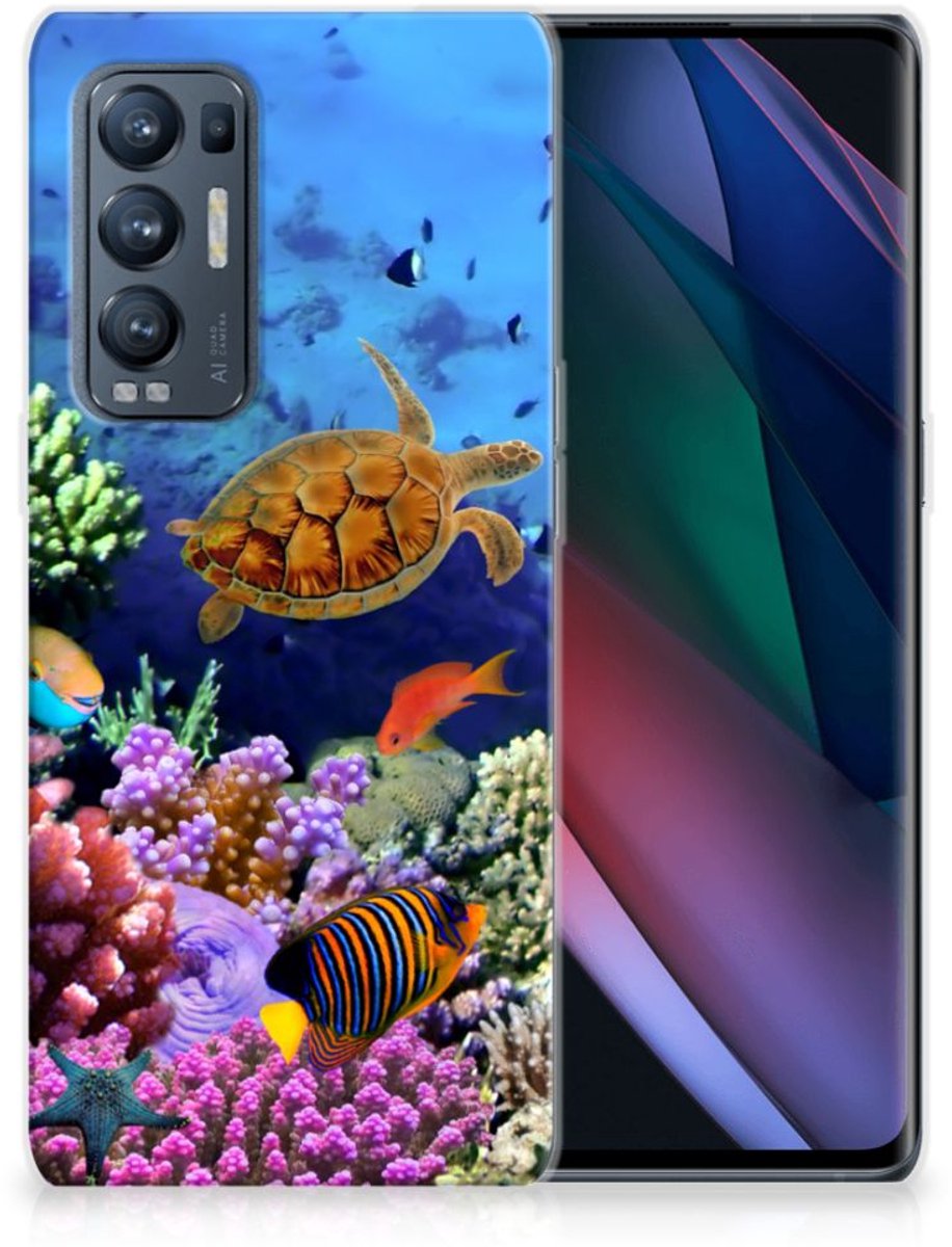 OPPO Find X3 Neo TPU Hoesje Vissen