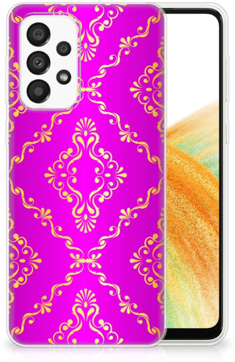 Siliconen Hoesje Samsung Galaxy A33 5G Barok Roze