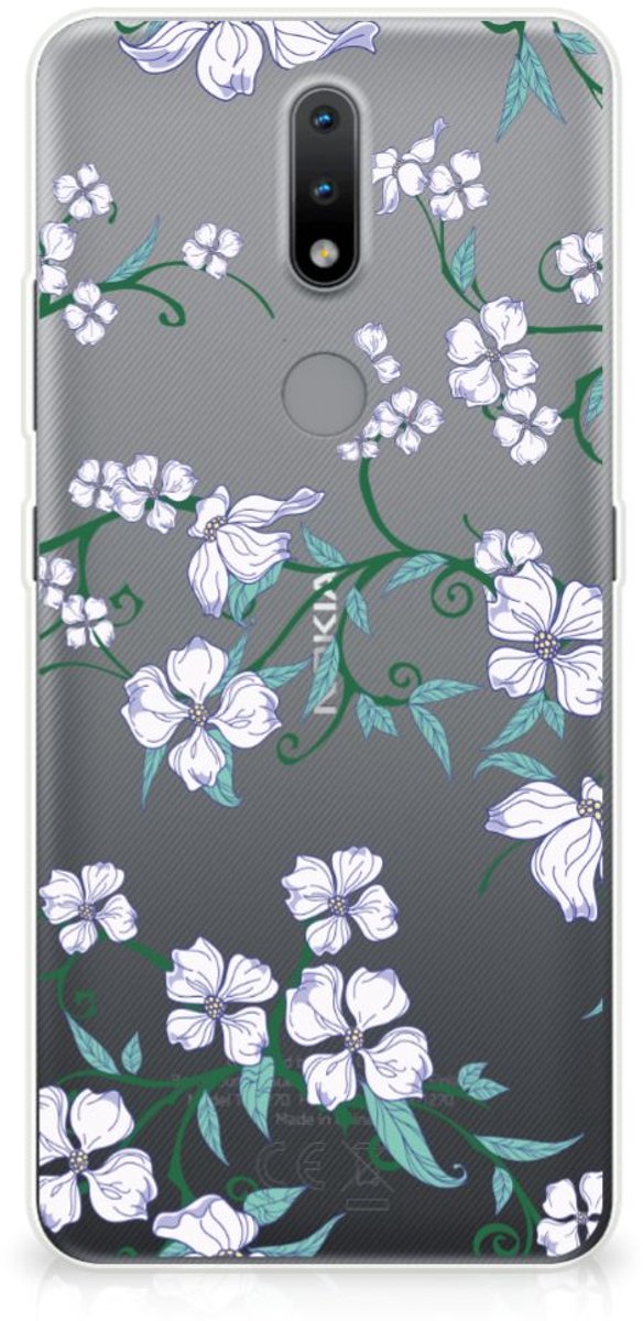 Nokia 2.4 Uniek TPU Case Blossom White