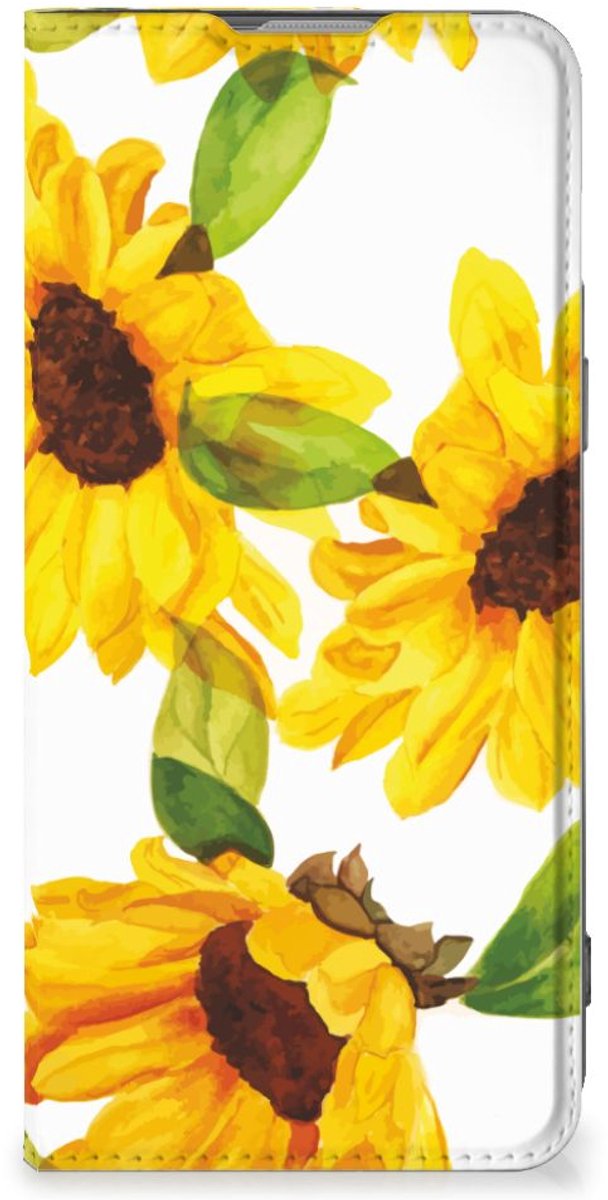 Smart Cover voor OnePlus Nord 2T Zonnebloemen
