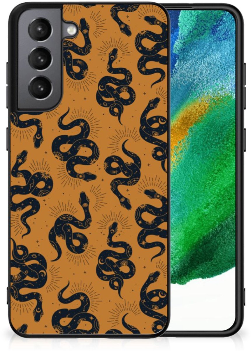 Dierenprint Telefoonhoesje voor Samsung Galaxy S21FE Snakes