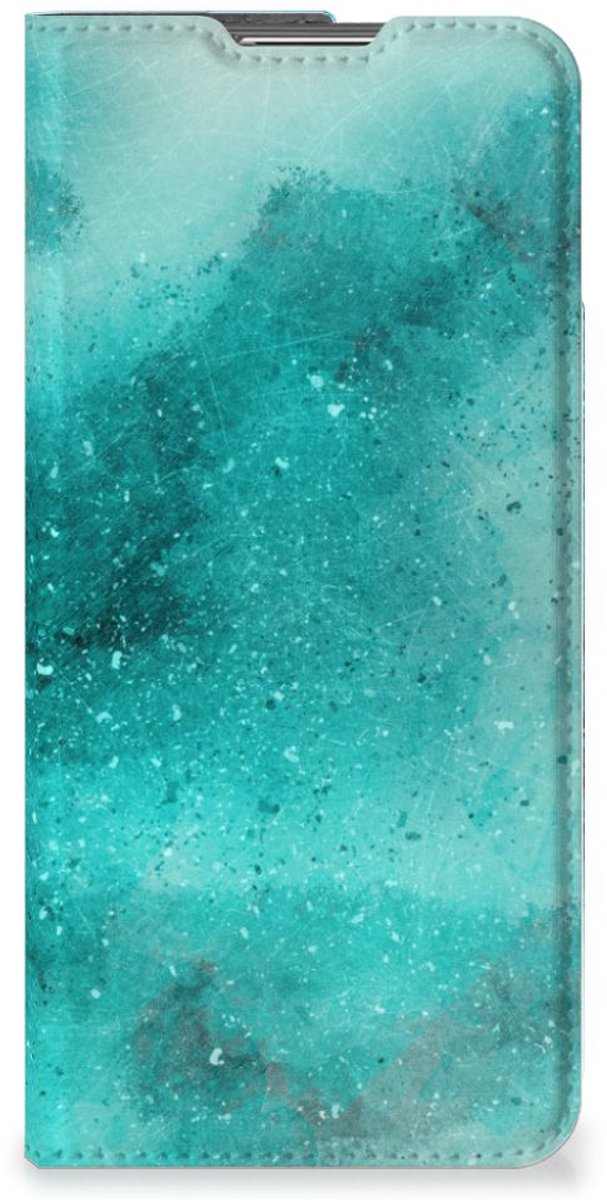 Bookcase OPPO Find X5 Pro Painting Blue