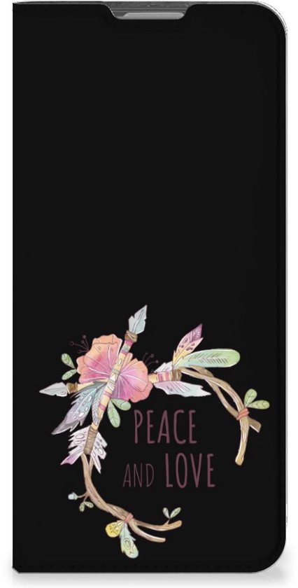 Bookcase OPPO Reno8 Lite Phone Case Boho Text