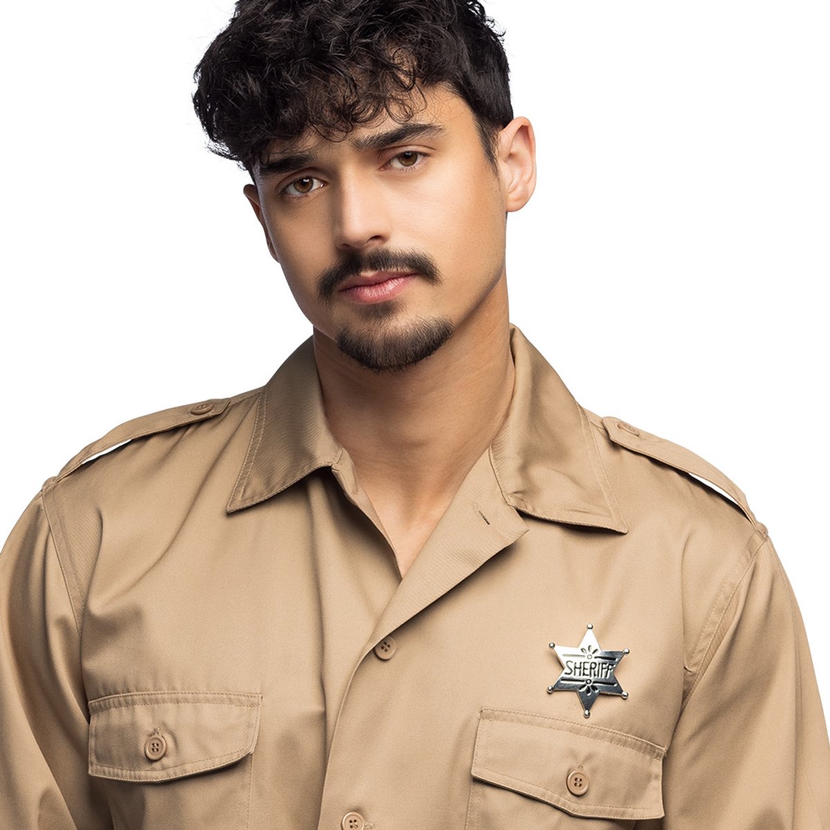 Boland - Metalen badge 'Sheriff' - Volwassenen - Mannen - Cowboy - Western - Wild west