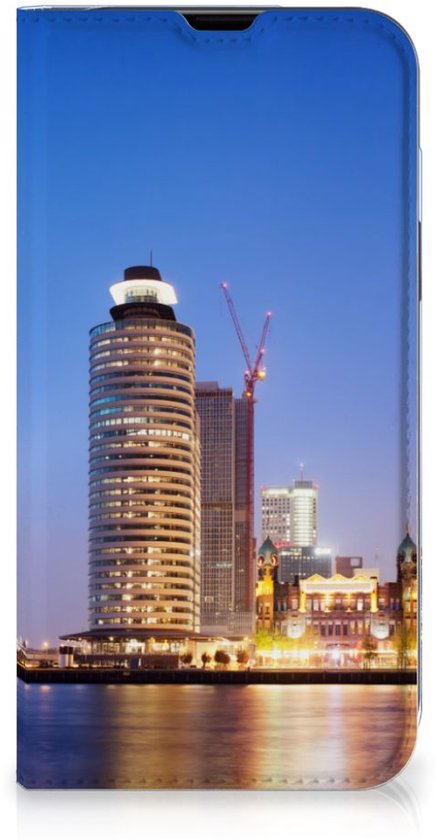 Coque iPhone 13 Coque Téléphone Texte Erasmus Bridge Rotterdam