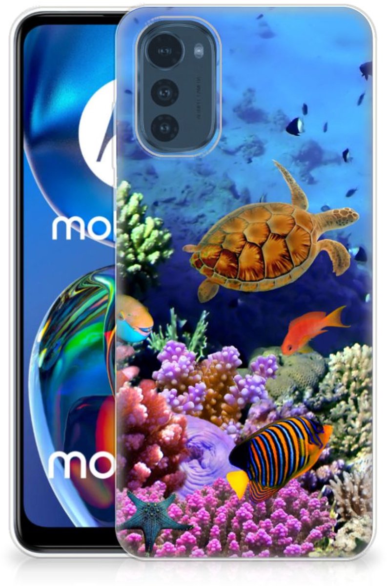 Motorola Moto E32/E32s TPU Hoesje Vissen