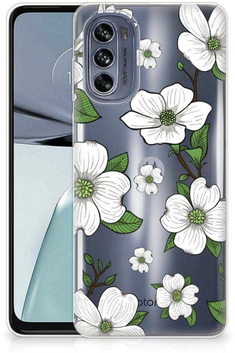 Motorola Moto G62 5G TPU Case Dogwood Flowers