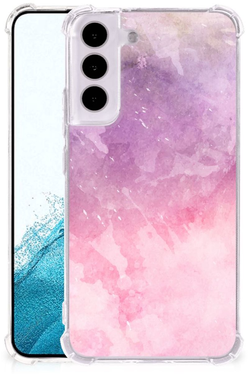 Back Cover Samsung Galaxy S22 Pink Purple Paint