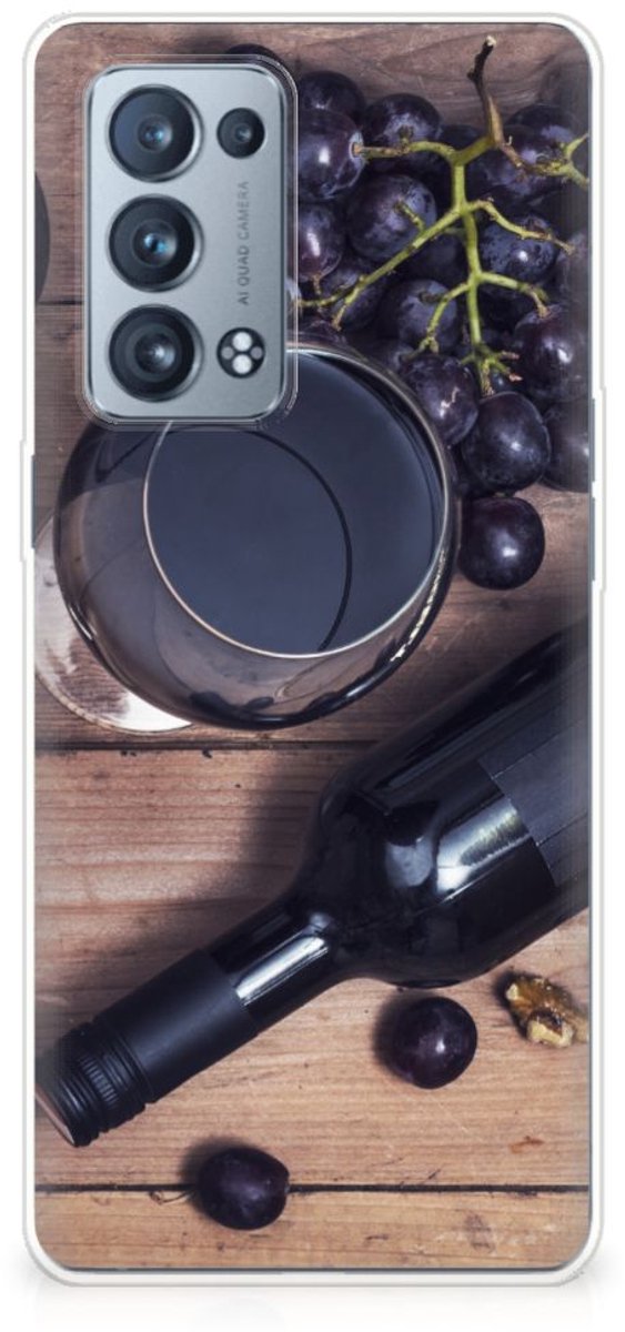 OPPO Reno 6 Pro Plus 5G Siliconen Case Wijn