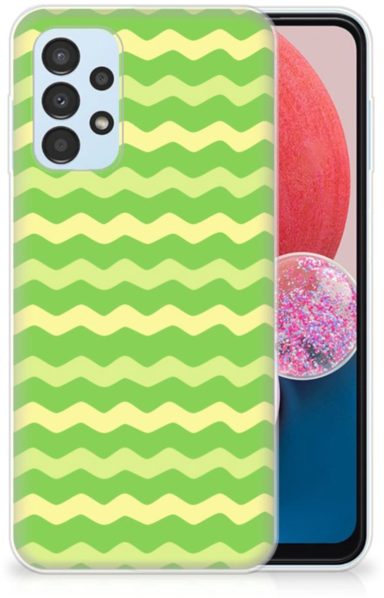 Samsung Galaxy A13 4G TPU bumper Waves Green