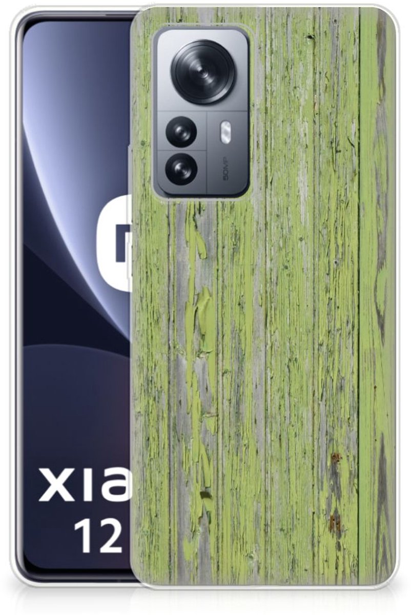 Xiaomi 12 Pro Bumper Hoesje Green Wood