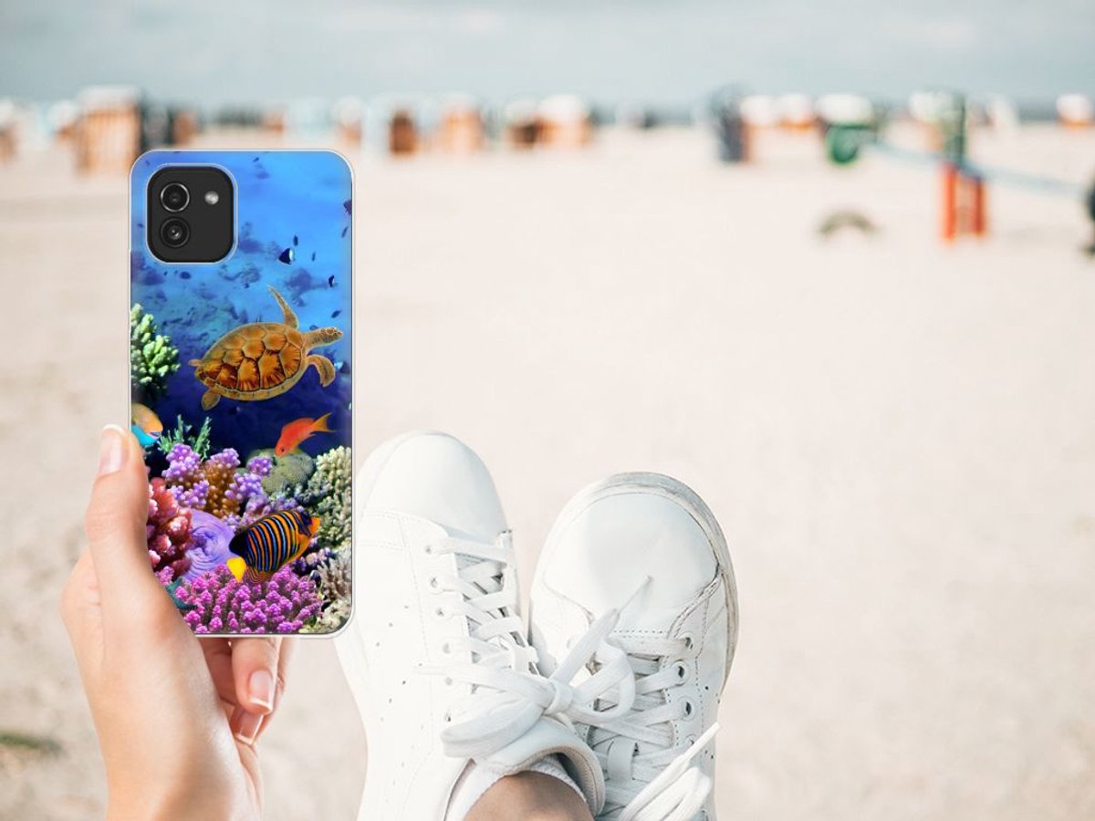 Samsung Galaxy A03 TPU Hoesje Vissen