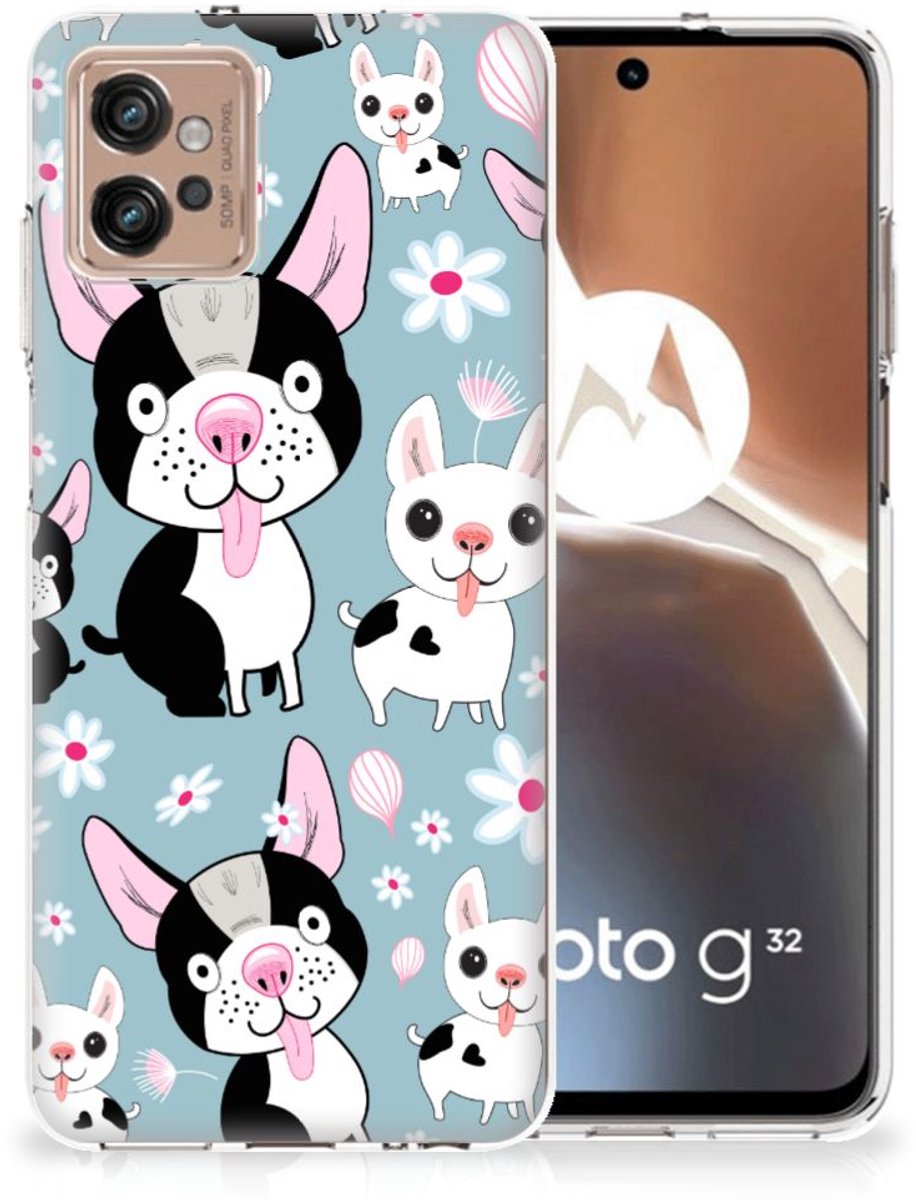 Motorola Moto G32 TPU Hoesje Hondjes