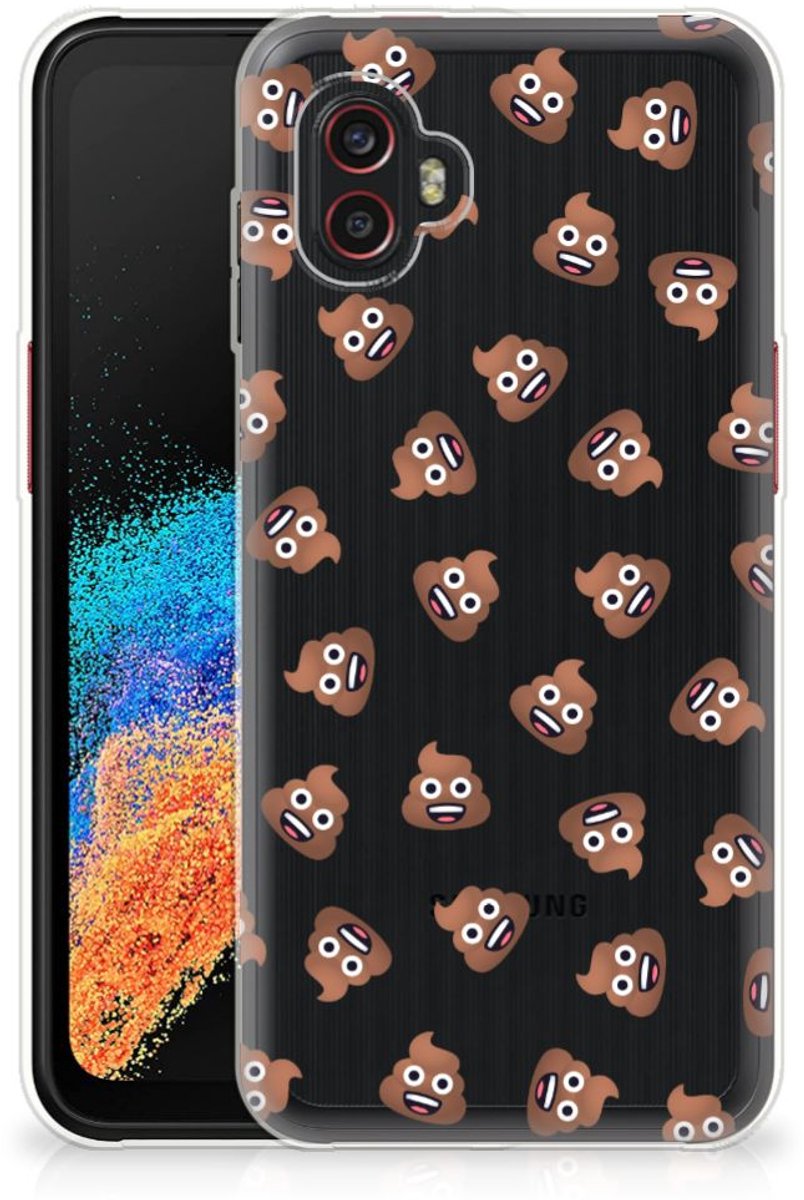 TPU bumper voor Samsung Galaxy Xcover 6 Pro Poep Emojis