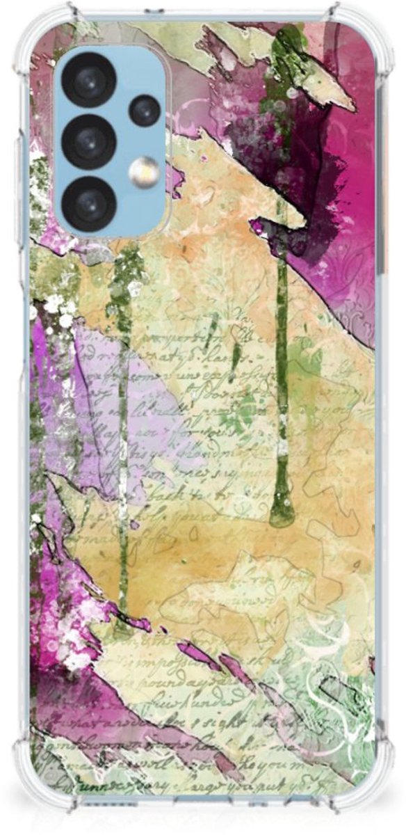 TPU Case Anti-Shock voor Back Cover Samsung Galaxy A13 (4G) Letter Painting