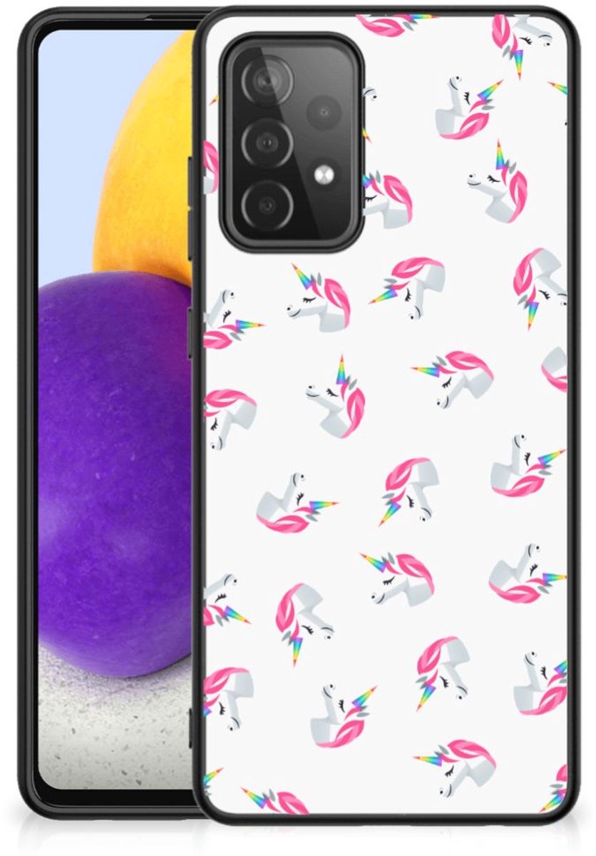 Back Case voor Samsung Galaxy A72 (5G/4G) Unicorns