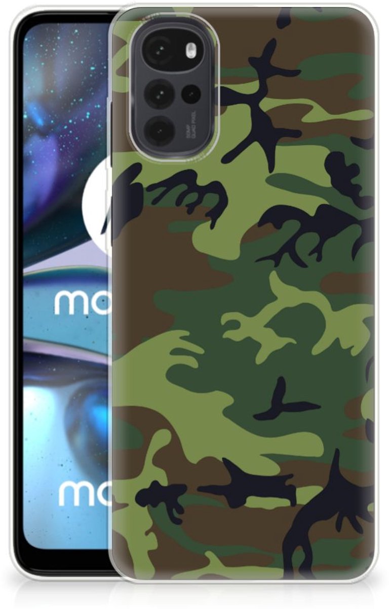 Motorola Moto G22 TPU bumper Army Dark