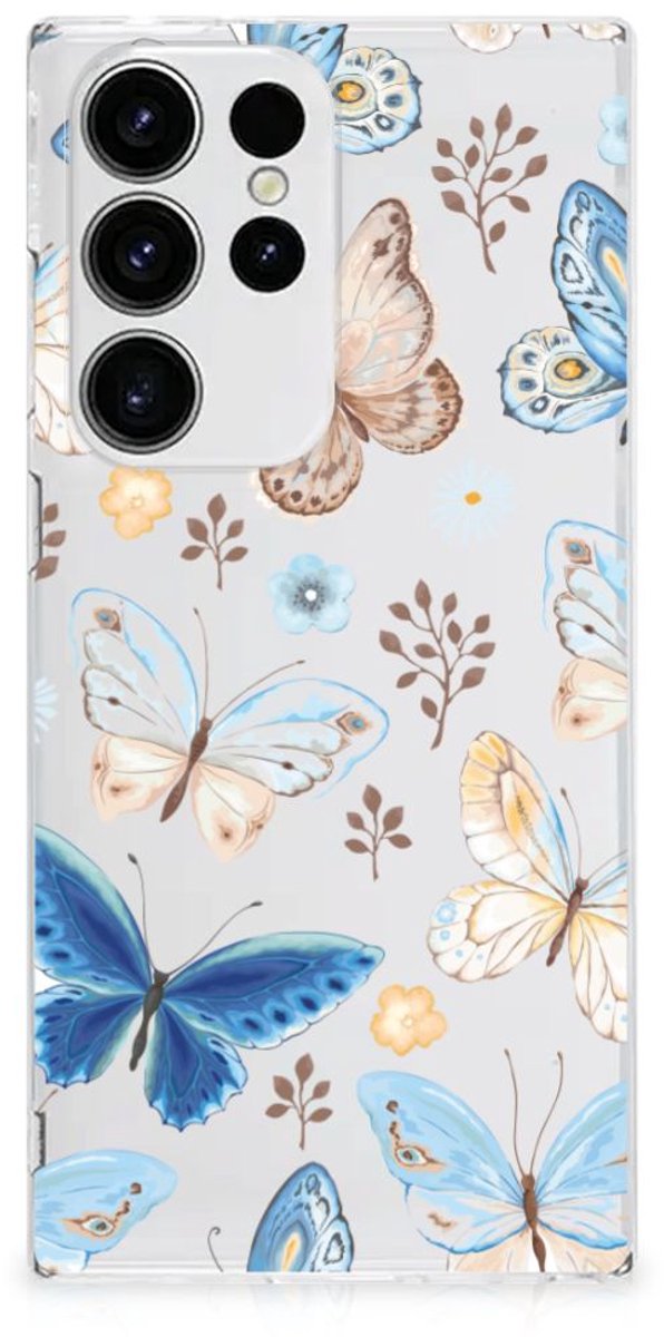 TPU Hoesje voor Samsung Galaxy S23 Ultra Vlinder