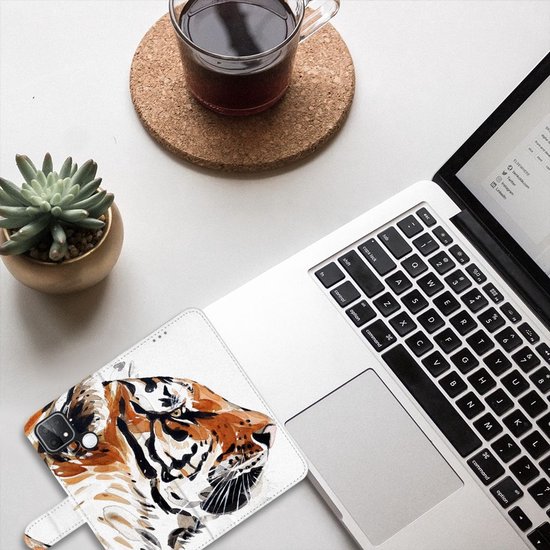 Coque avec texte Coque de téléphone OPPO A15 Tiger