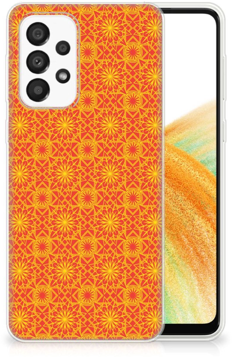 Samsung Galaxy A33 5G TPU bumper Batik Oranje