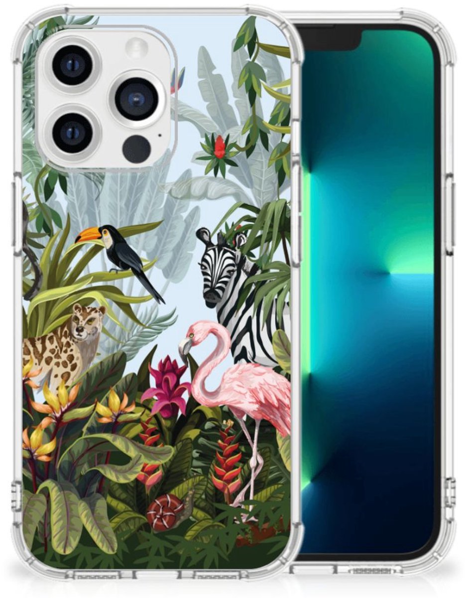 Case Anti-shock voor Apple iPhone 13 Pro Jungle