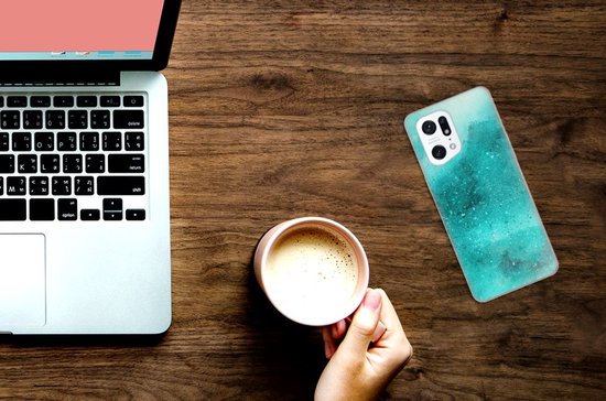 Coque Téléphone OPPO Find X5 Pro Coque Siliconen Peinture Blue