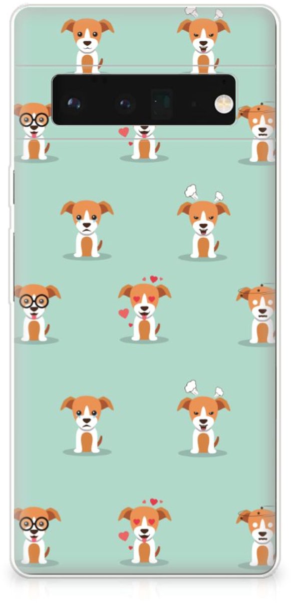 Google Pixel 6 Pro TPU Hoesje Pups