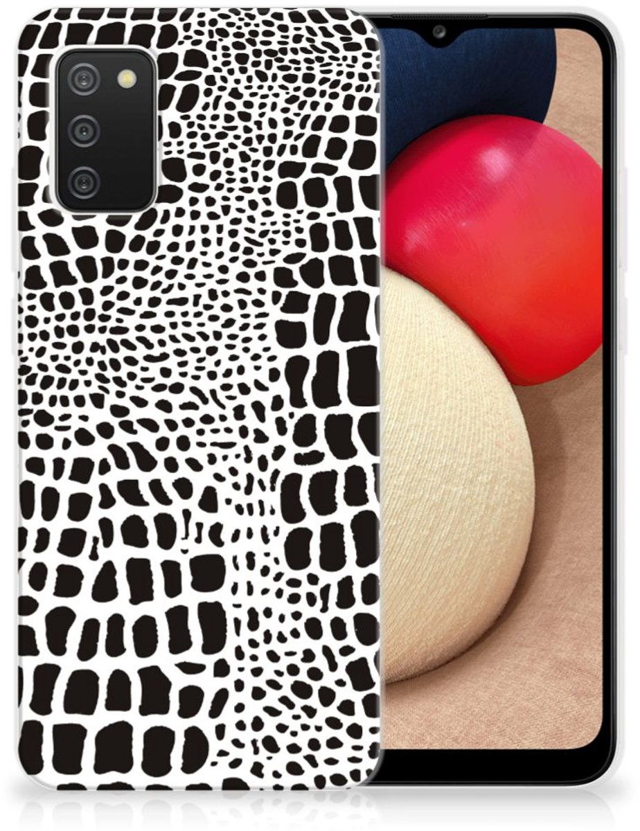Samsung Galaxy A02s TPU Hoesje Slangenprint