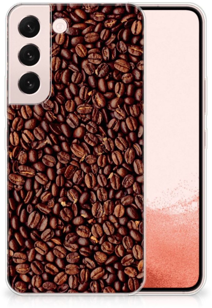 Samsung Galaxy S22 Siliconen Case Koffiebonen