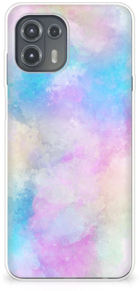 TPU Hoesje voor Hoesje maken Motorola Edge 20 Lite Watercolor Light